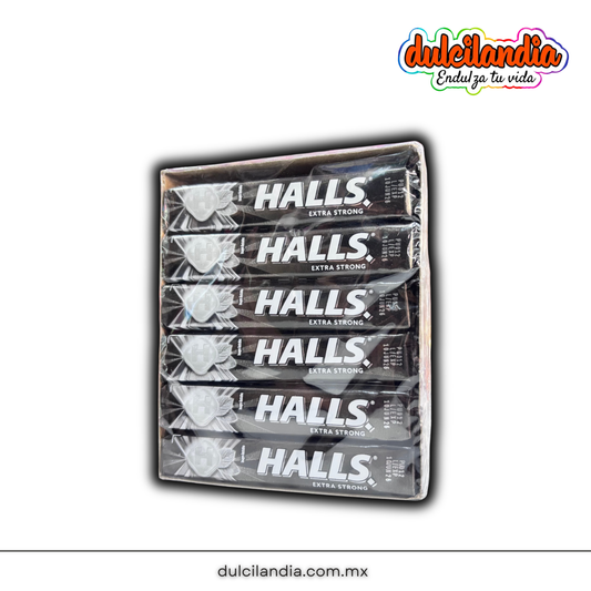 Pastillas Halls Extra Strong MONDELĒZ Caja c/12
