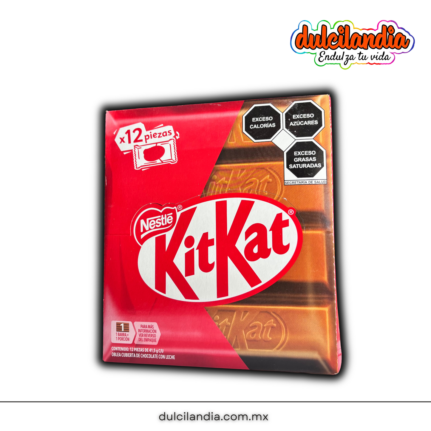 Chocolates Kit Kat 41.5g NESTLÉ Caja c/12
