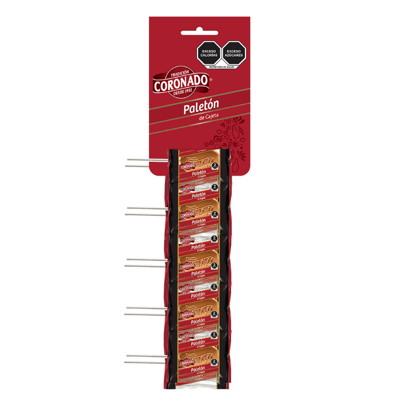 Paletas de Cajeta Paletón 12g CORONADO Tira c/10