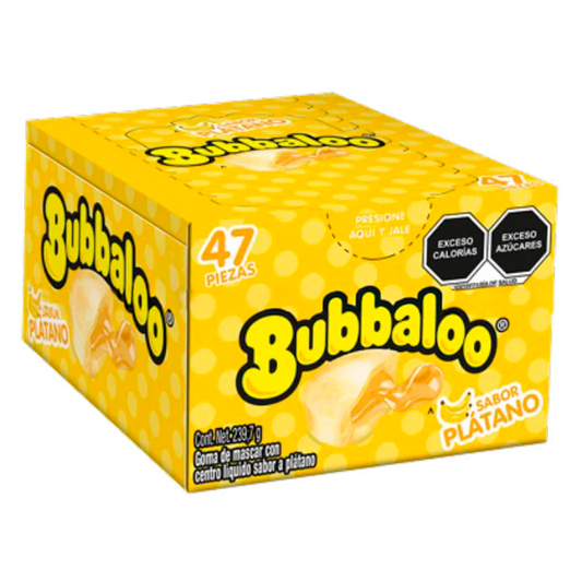 Chicles Bubbaloo Plátano MONDELĒZ Caja c/47