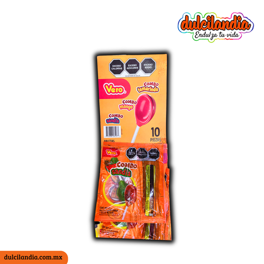 Paletas Combo Vero Surtidas 43g VERO Tira c/10