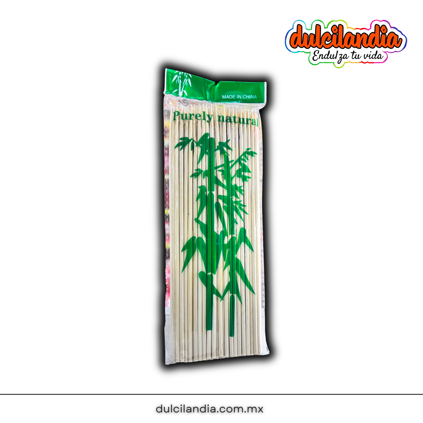 Palillos de Madera para Brochetas 20cm BAMBOO Bolsa c/100