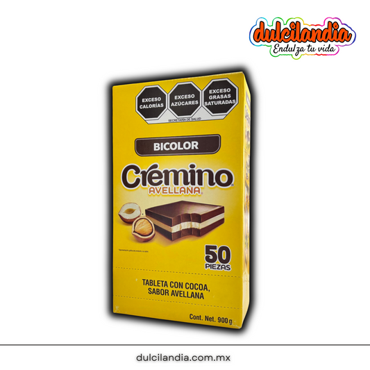 1 Promo Chocolates Cremino Bicolor Avellana NUTRESA Caja c/50