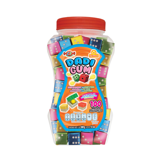 Chicles Dadi Gum Rellenos 34g LAS DELICIAS Vitrolero c/100