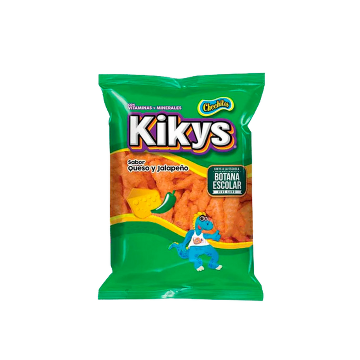 Chechitos Kikys Queso y Chile Mega 20g GONAC Bolsa c/24