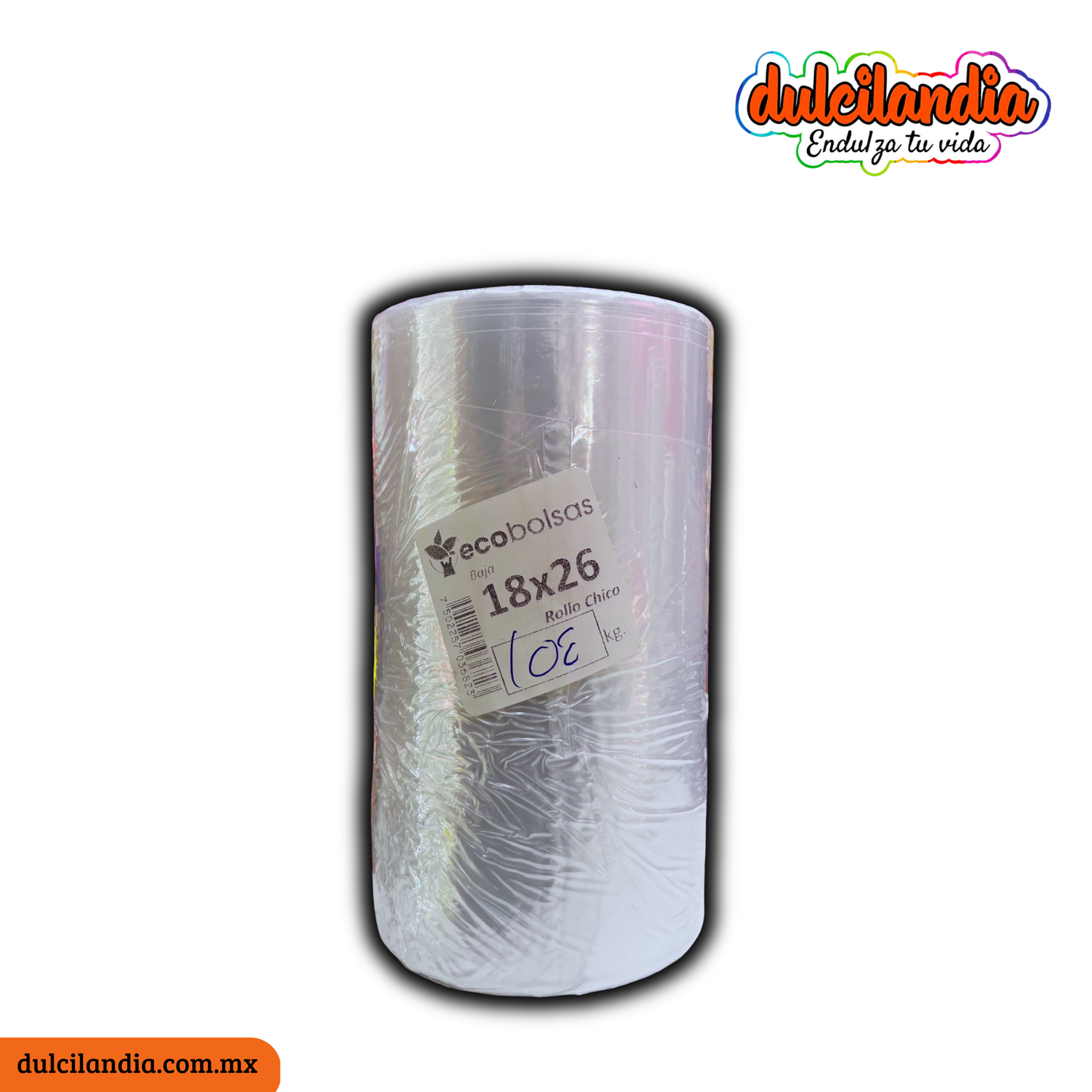 Bolsas Rollo 18x26 Transparente ECOBOLSAS (Precio x Kg)