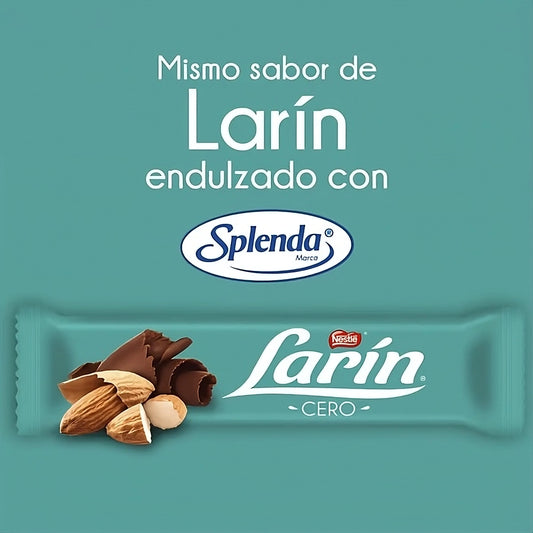Chocolates Larín Cero / Splenda / Sin Azúcar NESTLÉ Blíster c/15