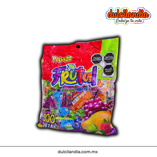 Caramelo en Polvo Polvazo Frutal Surtido PICAO Bolsa c/100