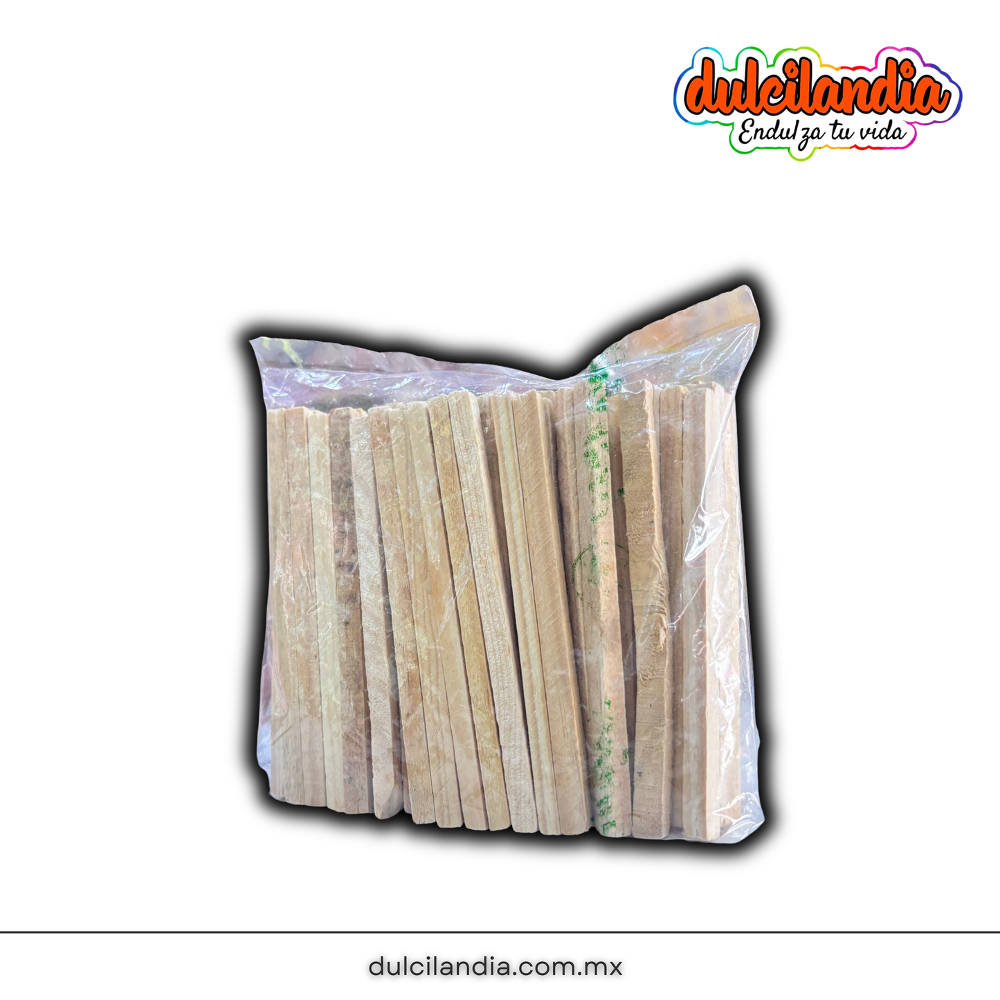 Palos de Madera Cuadrado 11cm BAMBOO Bolsa c/150g