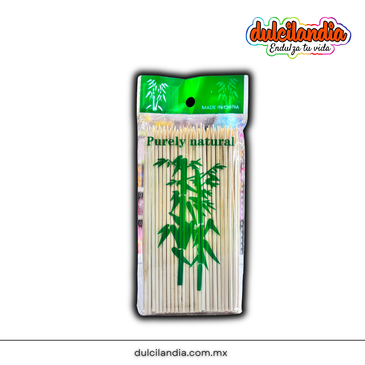 Palillos de Madera para Brochetas 15cm BAMBOO Bolsa c/100