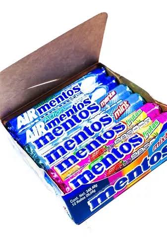 Mentos Mix Surtido 29g PERFETTI VAN MELLE Caja c/12