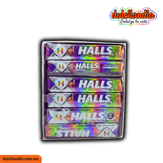 Pastillas Halls Colors MONDELĒZ Caja c/12