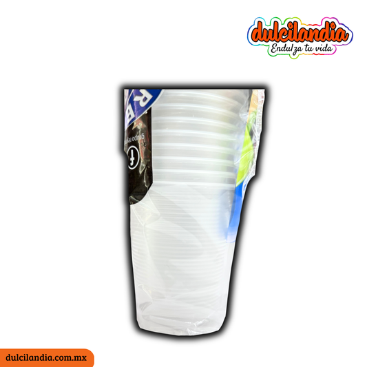 Vasos Plásticos 5.5oz REYMA Empaque c/50