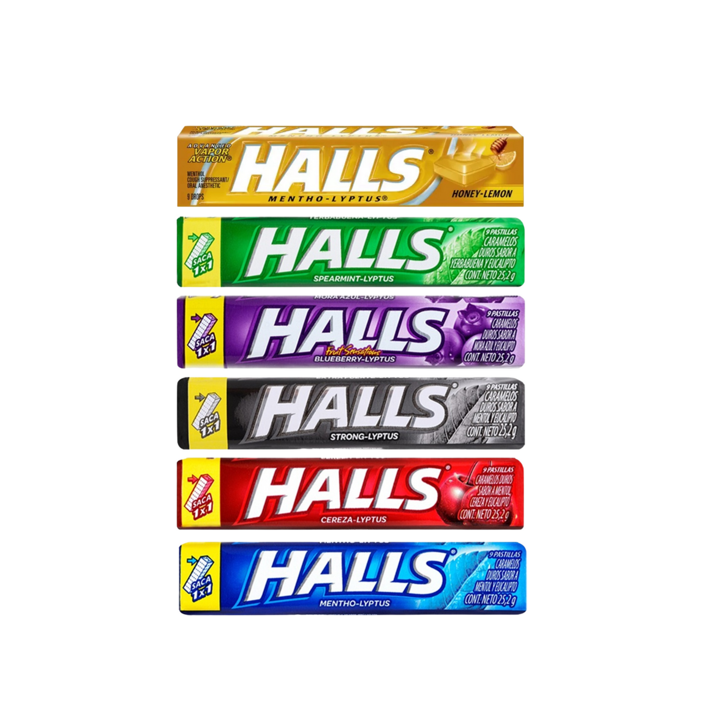 Pastillas Halls Surtidos MONDELĒZ Caja c/12