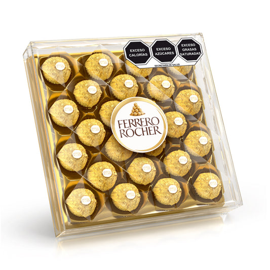 Chocolates FERRERO ROCHER Estuche c/24