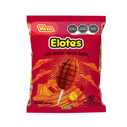 Paletas Elotes 14g VERO Bolsa c/40