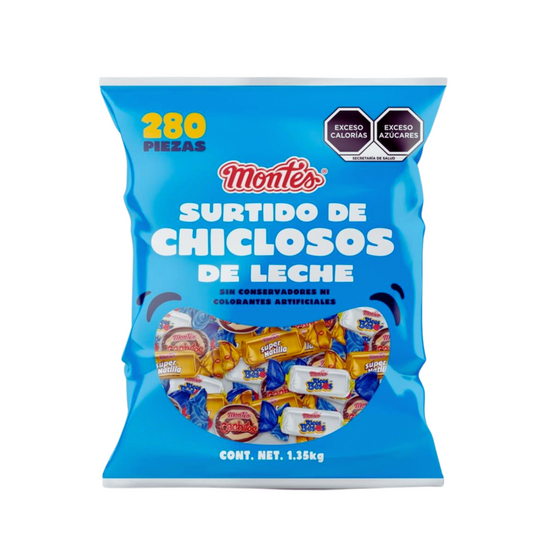 Surtido de Chiclosos MONTES Bolsa c/280