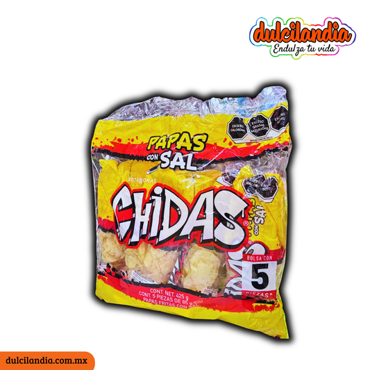 Chidas Papas con Sal 85g GONAC Bolsa c/5