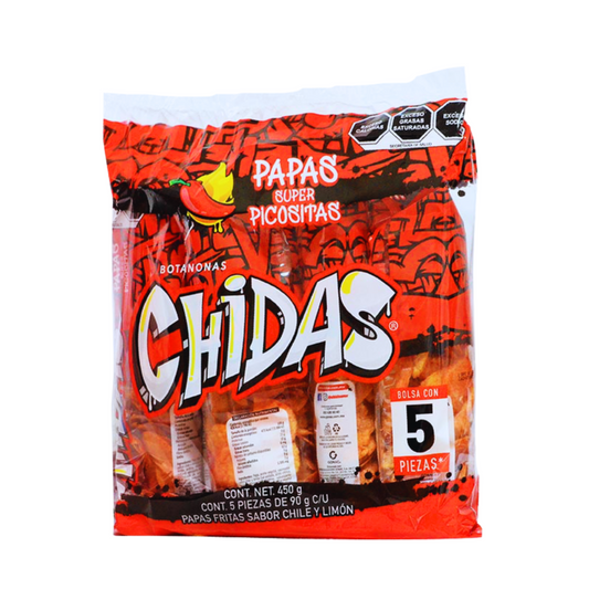 Chidas Papas Super Picositas 85g GONAC Bolsa c/5