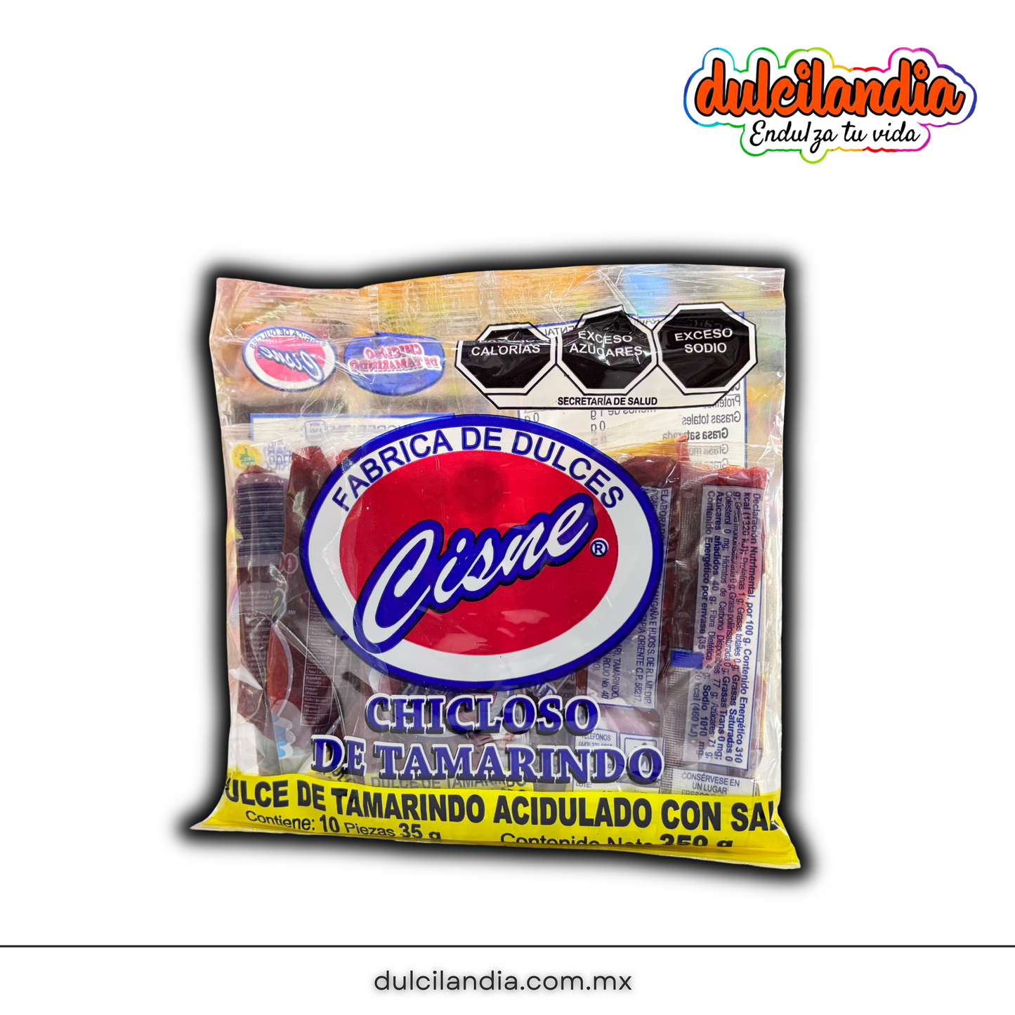 Chicloso de Tamarindo CISNE 35g CISNE Bolsa c/10