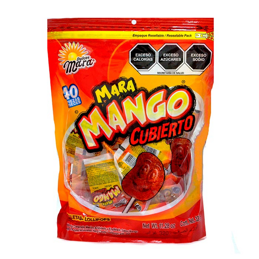 Paletas Mara Mango Cubierto 8g MARA Bolsa c/40