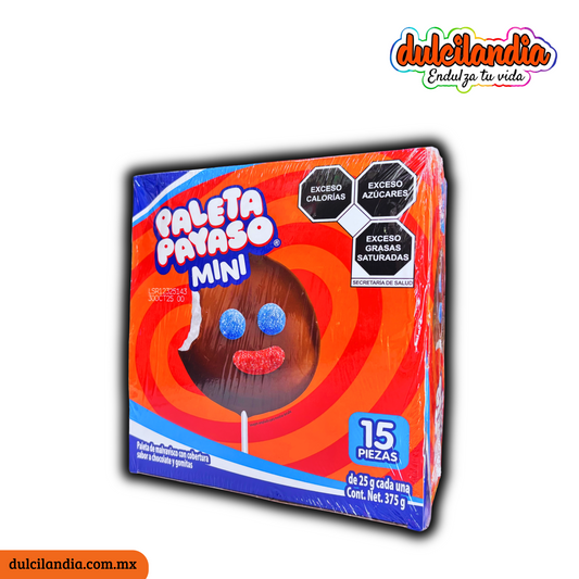 Paleta Payaso Mini 25g RICOLINO Caja c/15