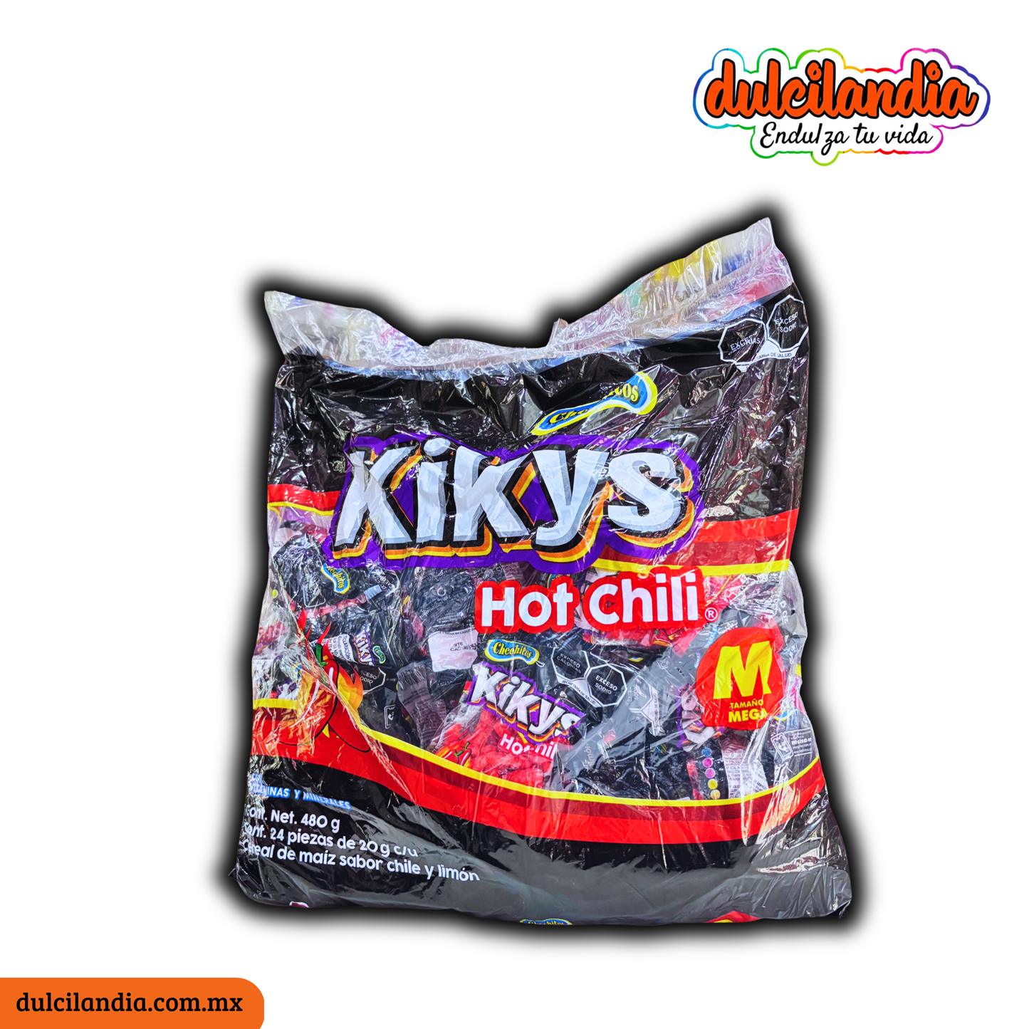 Chechitos Kikys Hot Chili Mega 20g GONAC Bolsa c/24