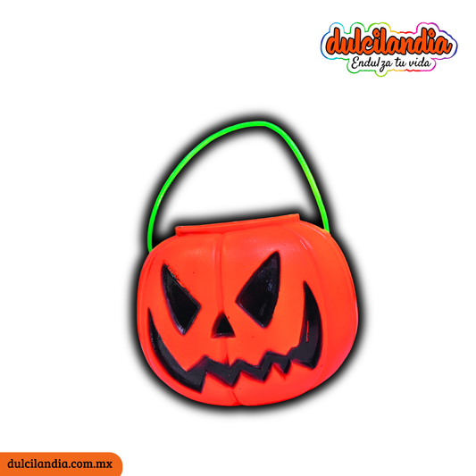 Calabazas de Plástico Dulceros Medianas HALLOWEEN