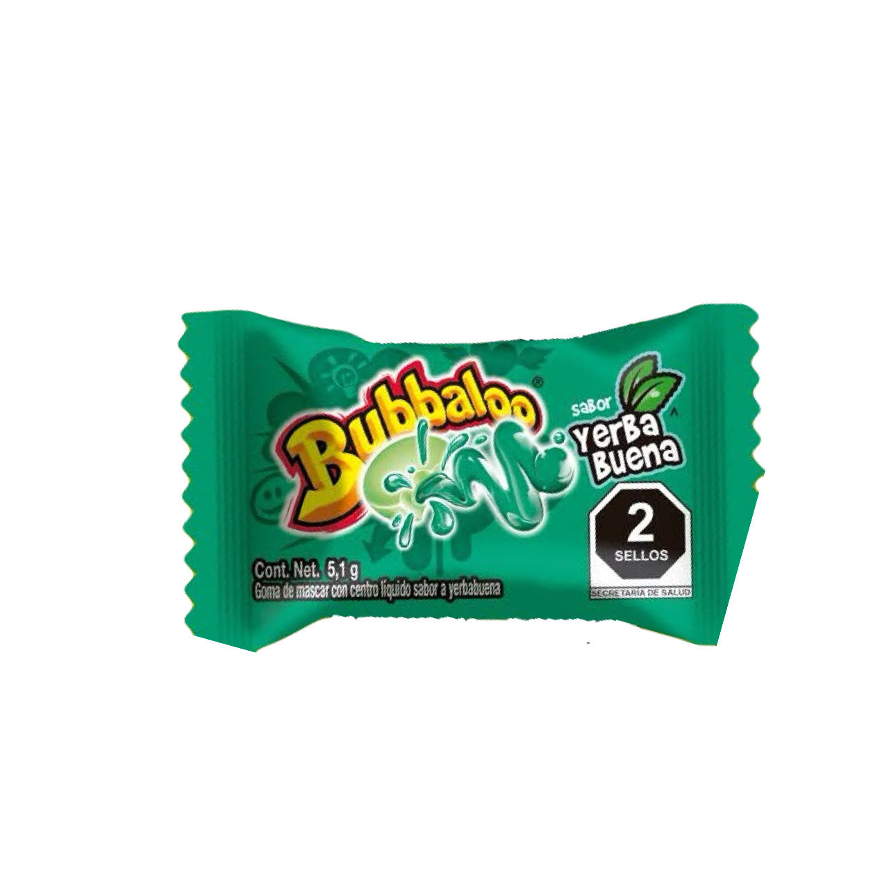 Chicles Bubbaloo Yerbabuena MONDELĒZ Caja c/47