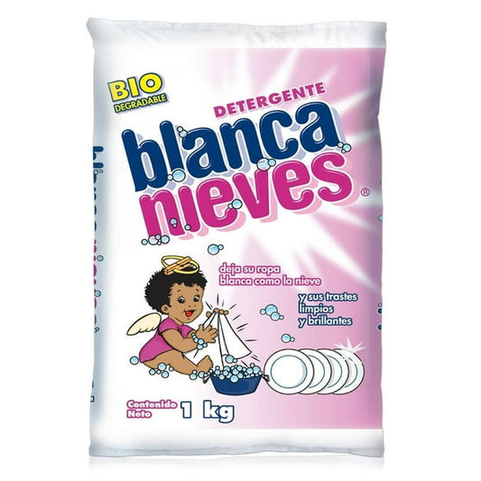 Jabón Detergente en Polvo BLANCA NIEVES Bolsa 1Kg