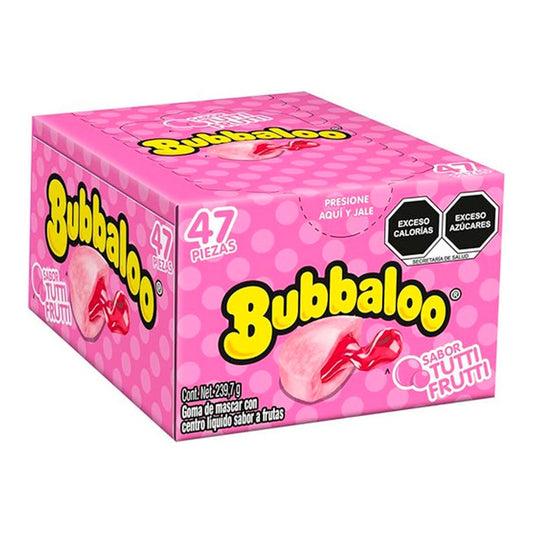 Chicles Bubbaloo Tutti Frutti MONDELĒZ Caja c/47
