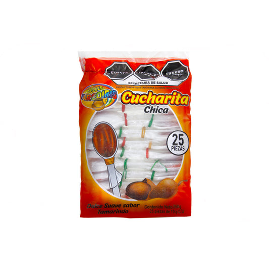 Paleta Cucharita Tamarindo Chica 10g ARCOIRIS Bolsa c/25