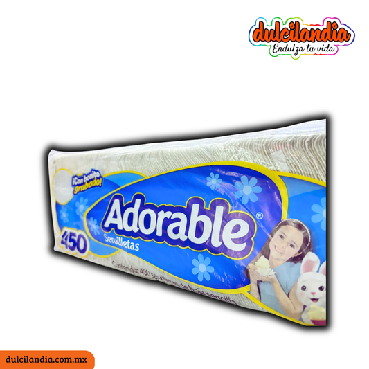 Servilletas de Papel ADORABLE Empaque c/450