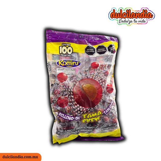 Caramelos Tamachew Tamarindo 5g KOMIRU Bolsa c/100