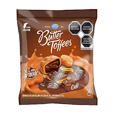 Caramelos Butter Toffees Café 6g ARCOR Bolsa c/50