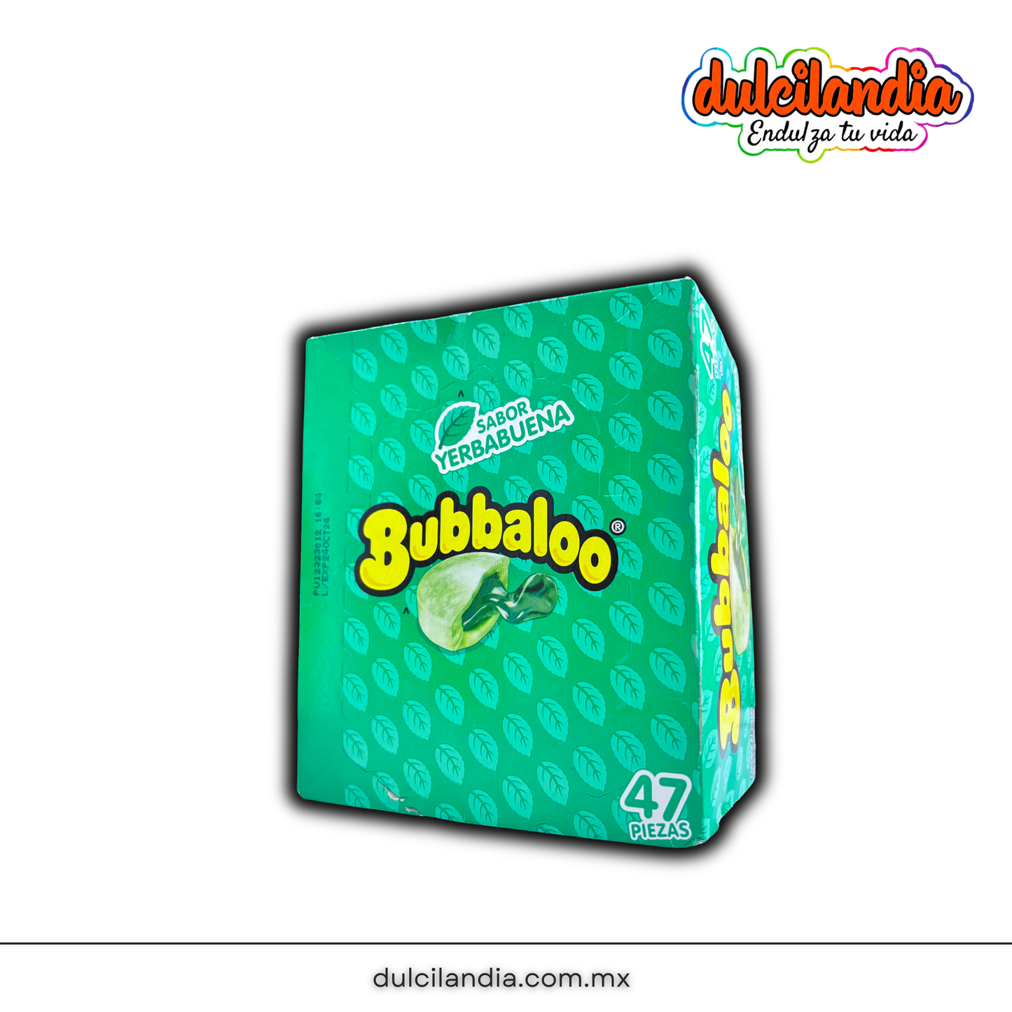 Chicles Bubbaloo Yerbabuena MONDELĒZ Caja c/47