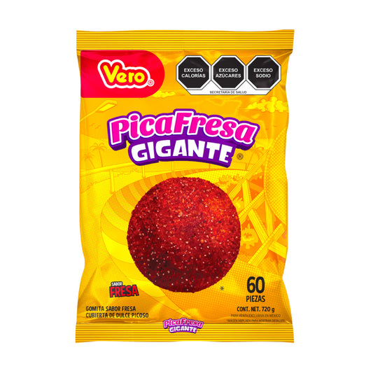 PicaFresa Gigante 12g VERO Bolsa c/60