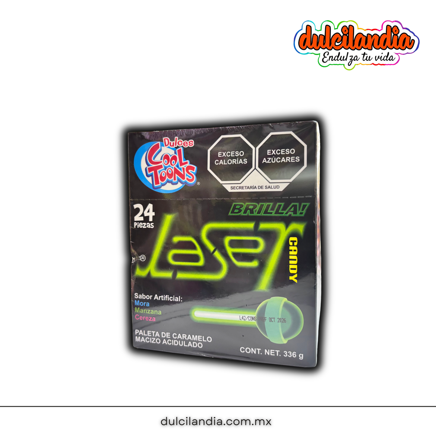 Paleta Laser Candy COOL TOONS Caja c/24