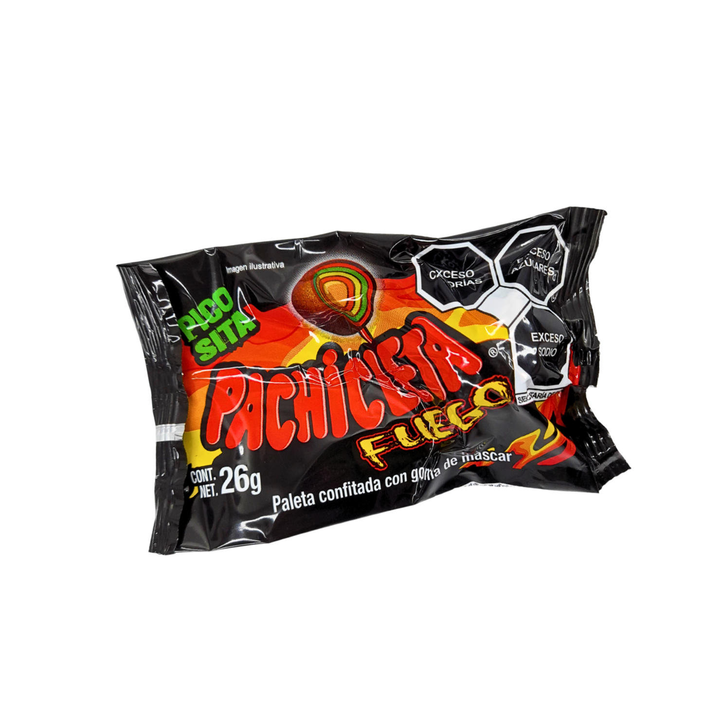 Paletas Pachicleta Fuego 26g CUANDA Bolsa c/25