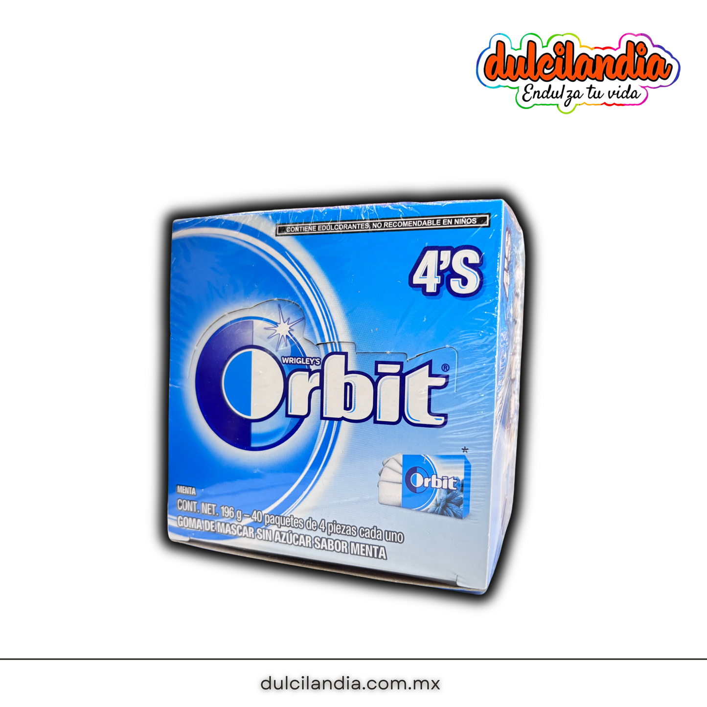 Chicles Orbit 4’s Menta MARS Caja c/40