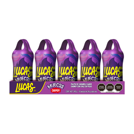 Lucas Muecas Chamoy MARS Exhibidor c/10