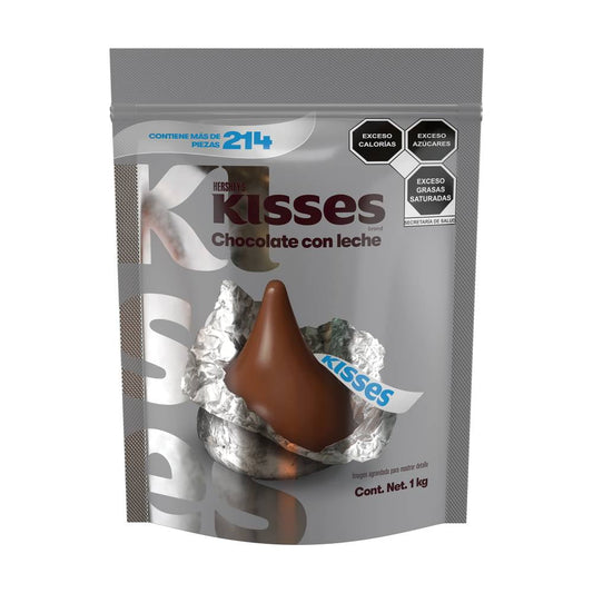 Chocolates Kisses con Leche HERSHEY’S Bolsa 1Kg.
