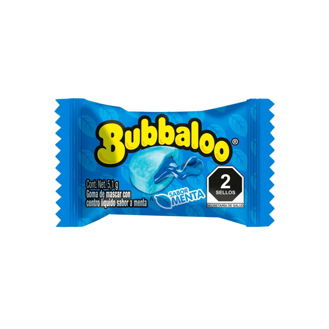 Chicles Bubbaloo Menta MONDELĒZ Caja c/47