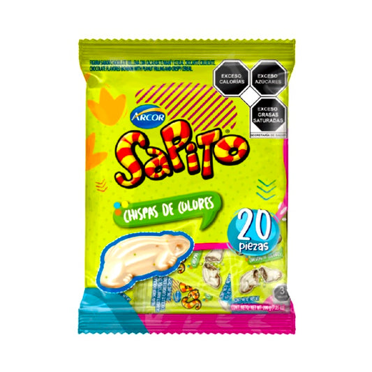 Chocolates Sapito Chispas de Colores ARCOR Bolsa c/20