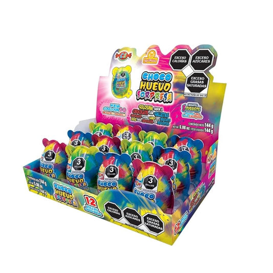 Choco Huevo Sorpresa con Juguete Surtido LAS DELICIAS Caja c/12