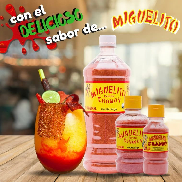 Chamoy Polvo Clásico MIGUELITO Botella 250g