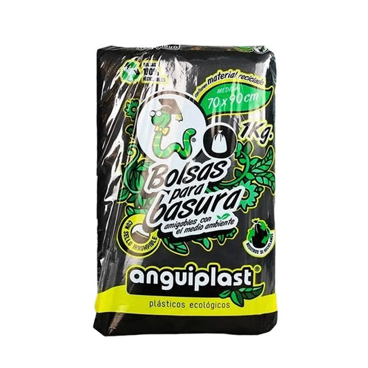 Bolsas Negras para Basura 70x90cm Gruesa ANGUIPLAST Bolsa 1Kg