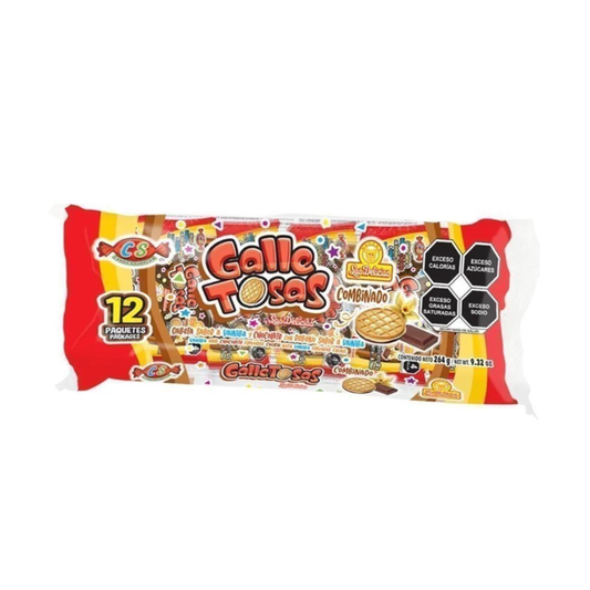 Galletas GalleTosas Combimado 4’s LAS DELICIAS Bolsa c/12