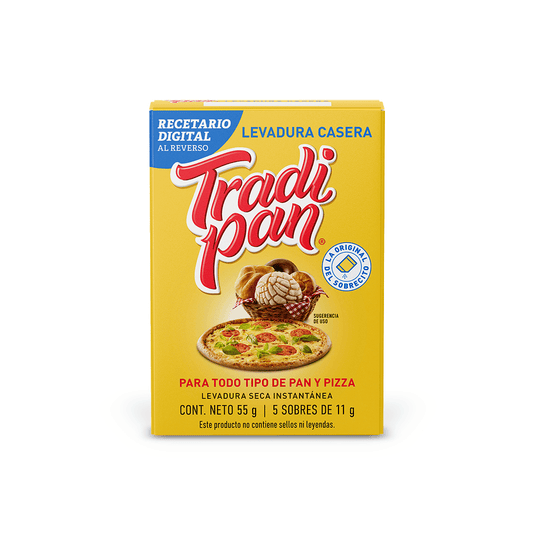 Levadura Seca Instantánea Sobres 11g TRADIPAN Caja c/5
