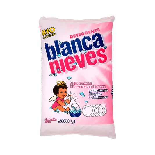Jabón Detergente en Polvo BLANCA NIEVES Bolsa 500g